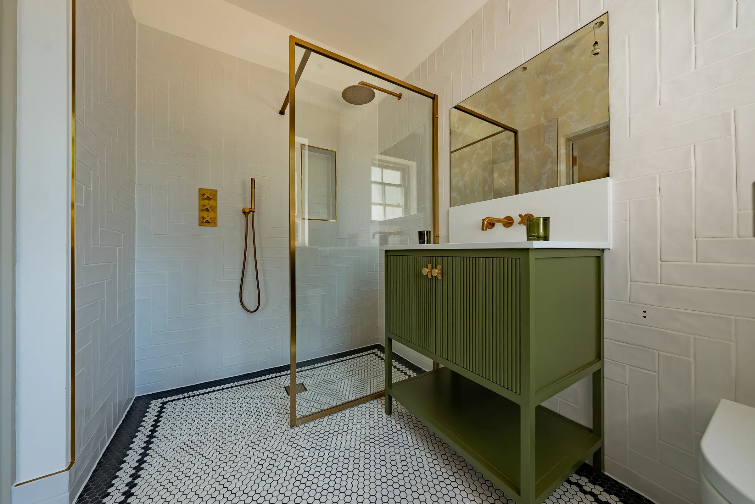 Holland House, Plot a bathroom 1, Handcrafted by Woodworks
