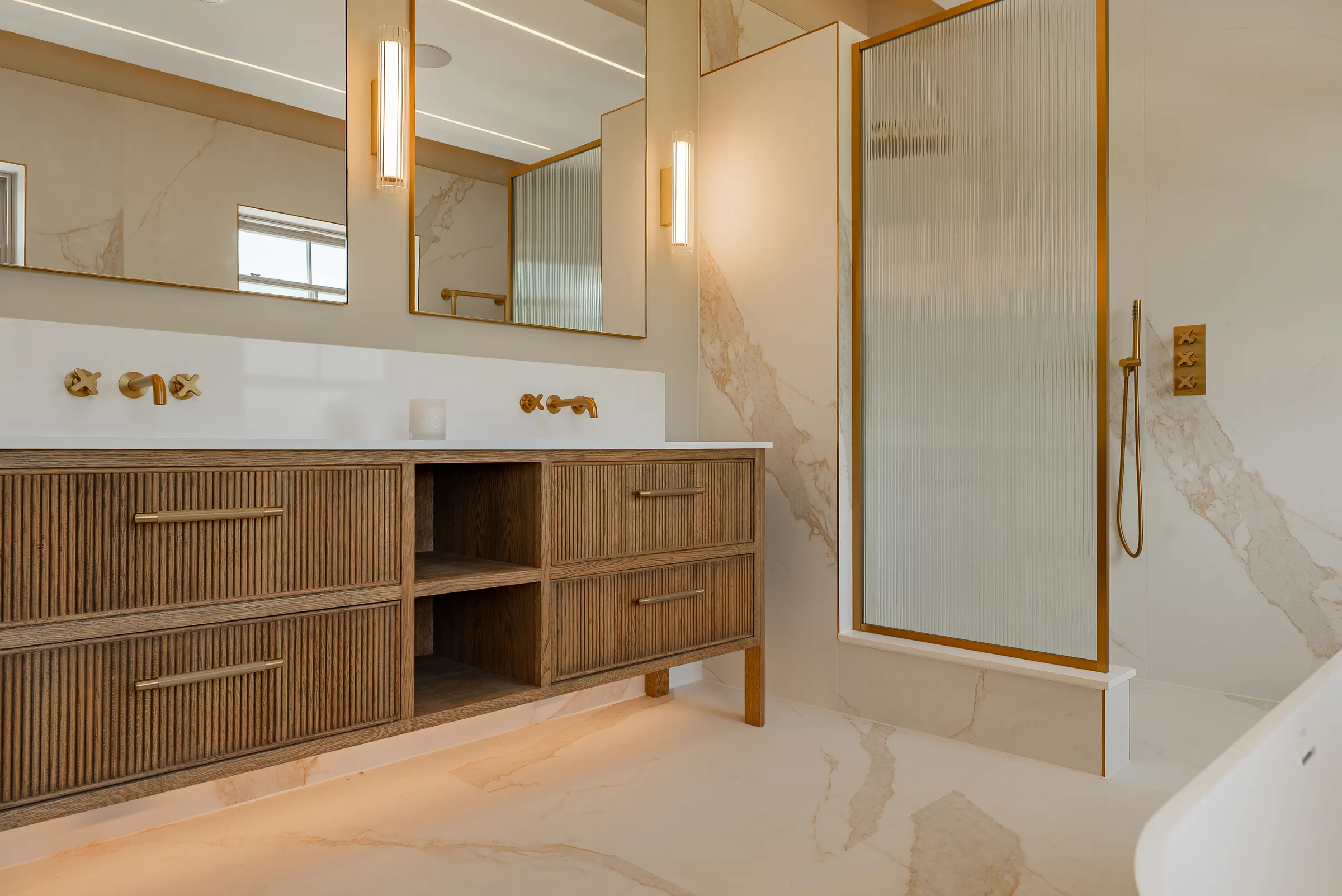 Holland House, Plot a bathroom 7, Handcrafted by Woodworks