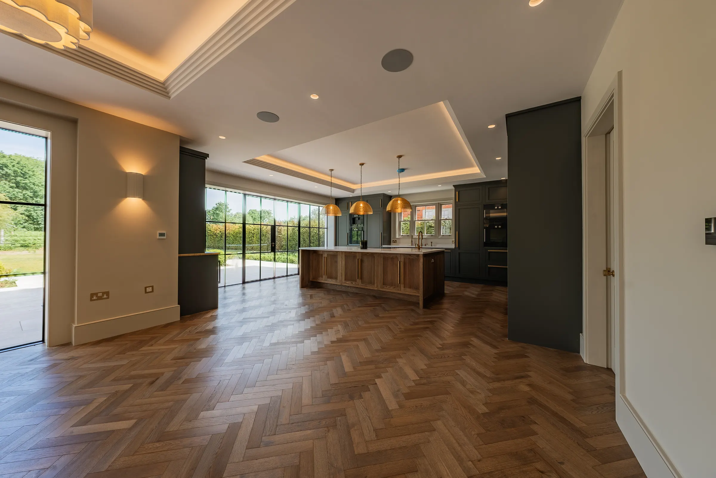 Holland House, Plot a kitchen 3, Handcrafted by Woodworks