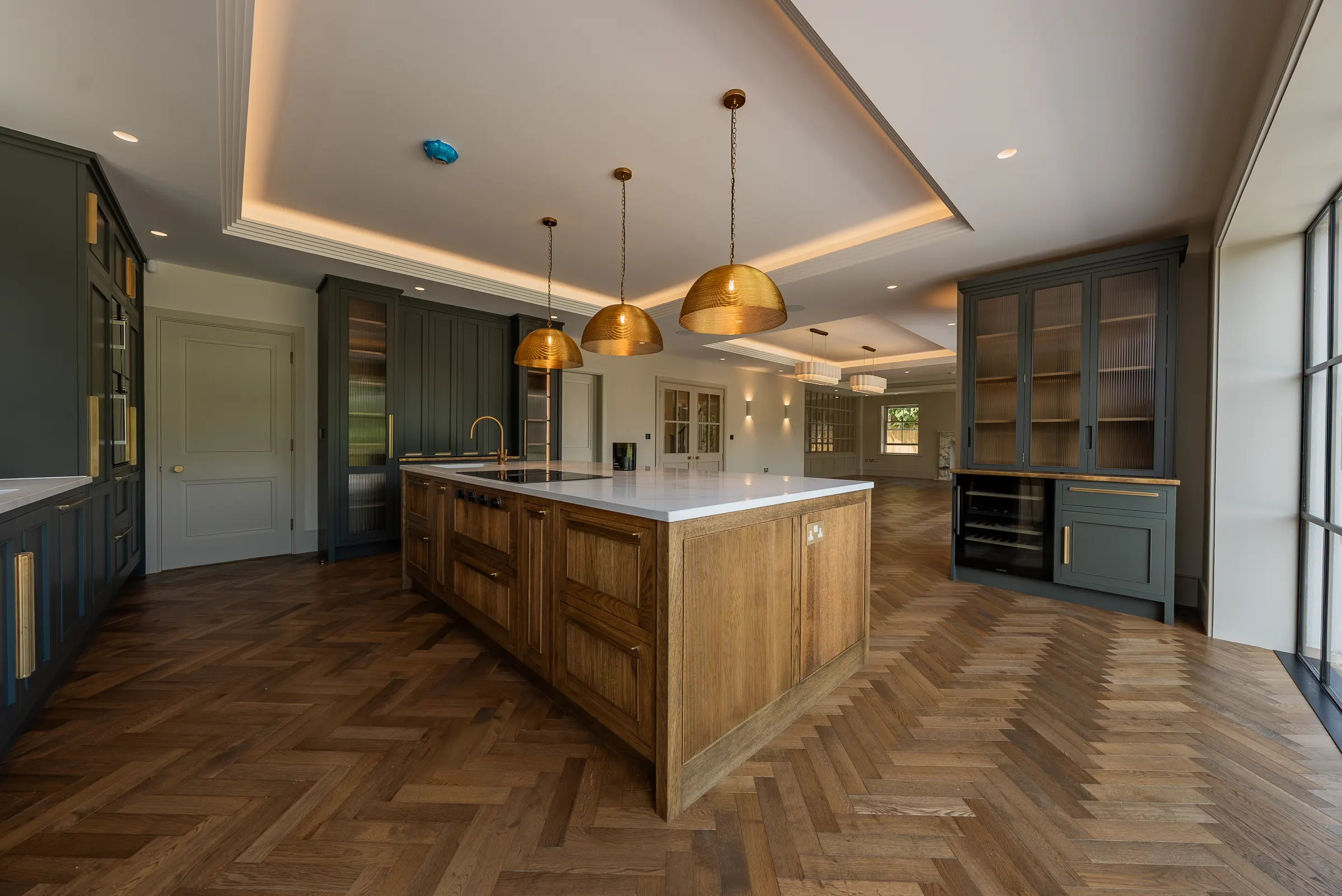 Holland House, Plot a kitchen 4, Handcrafted by Woodworks