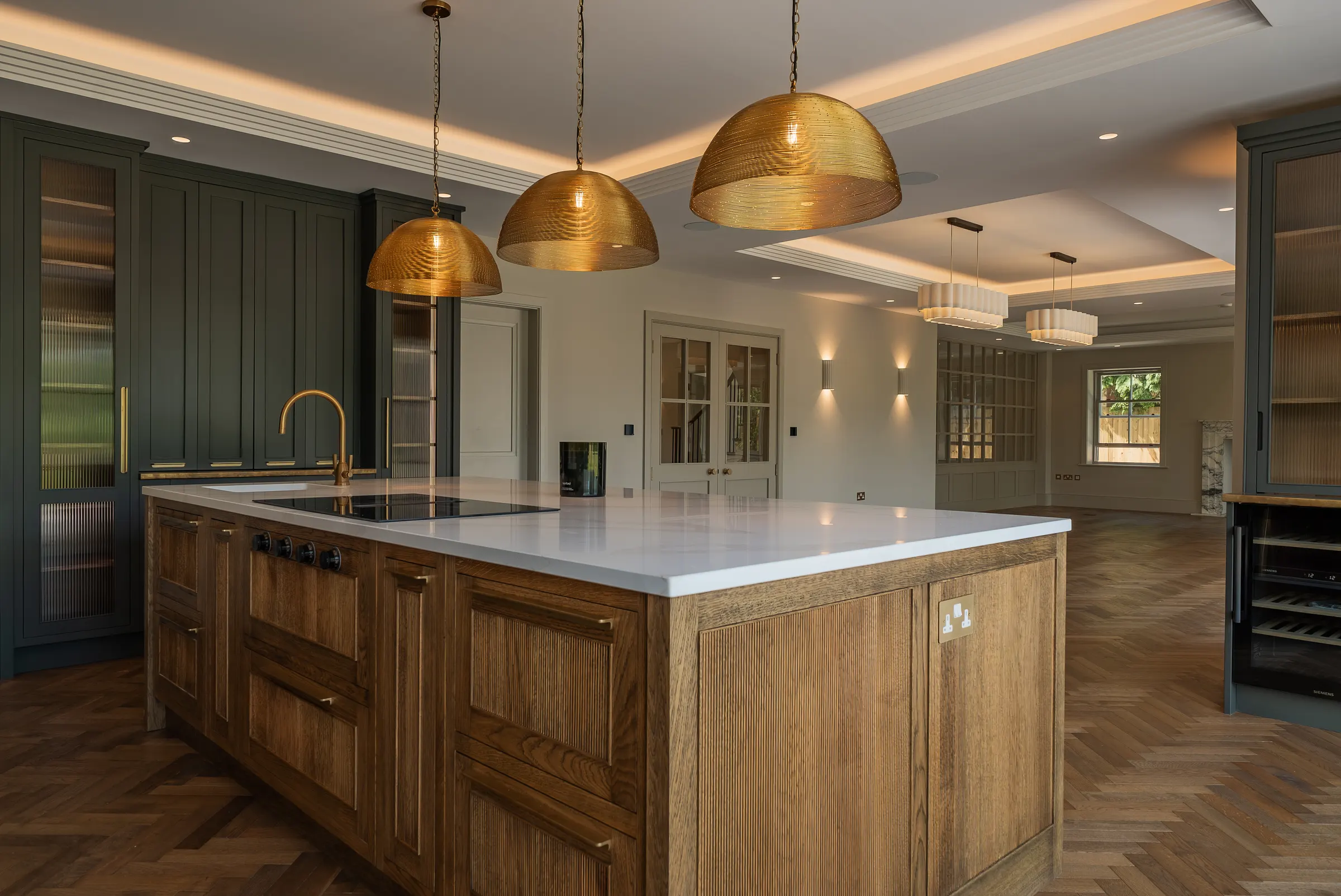 Holland House, Plot a kitchen 5, Handcrafted by Woodworks